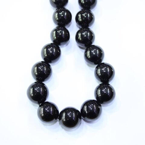 Oltu Taşı Tespih Küre Kesim 13,5 (mm)