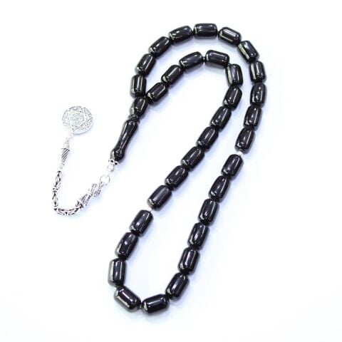 Oltu Taşı Tespih Kapsül Model 8*12 (mm)