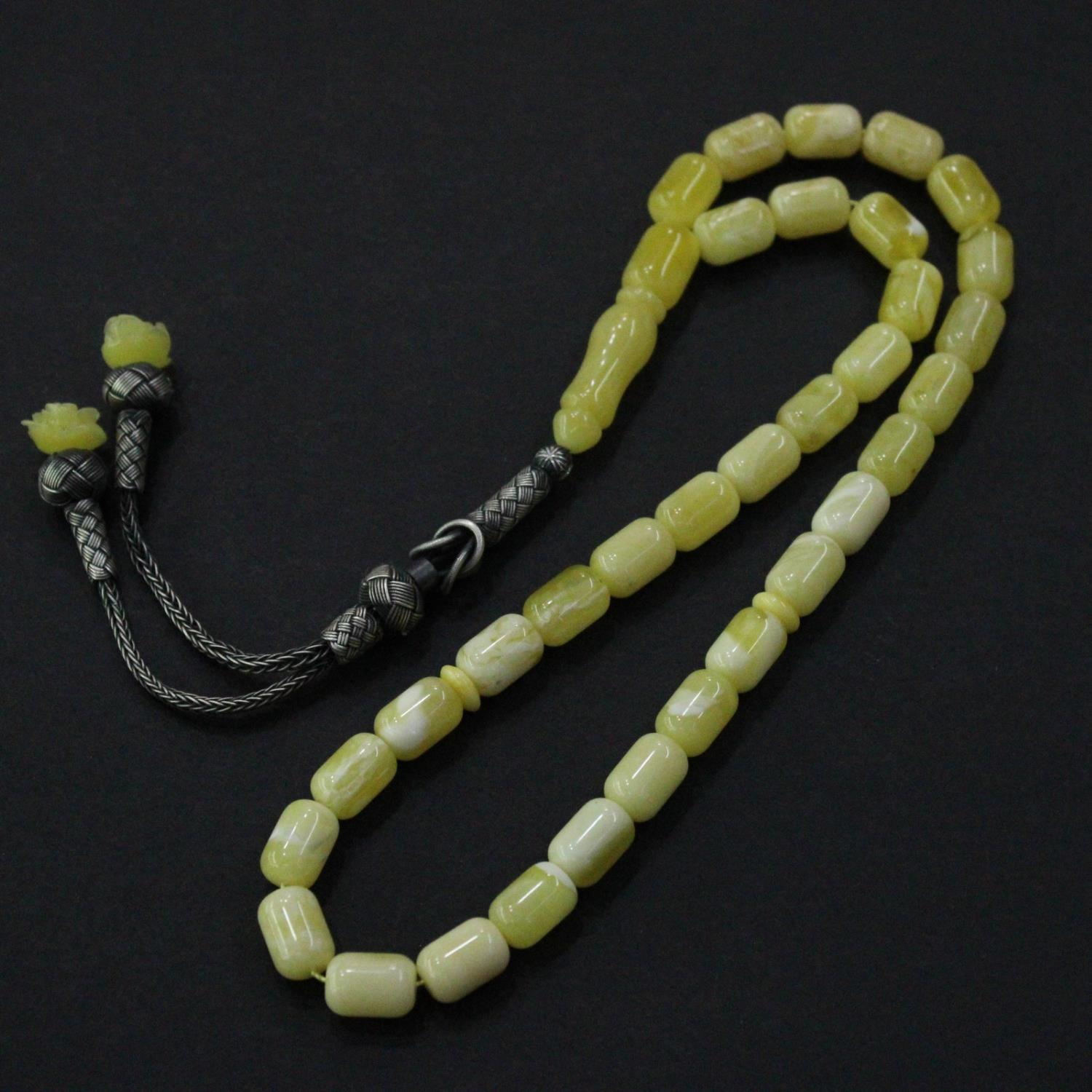 Akça Kaliningrad Damla Kehribar Tespih 7.5*11 (mm)