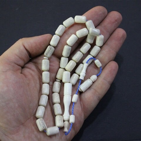 Ren Geyiği Boynuzu Tespih & Bıçak Seti