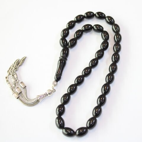 Oltu Taşı Tespih Beyzi Model 7,5*10 (mm)