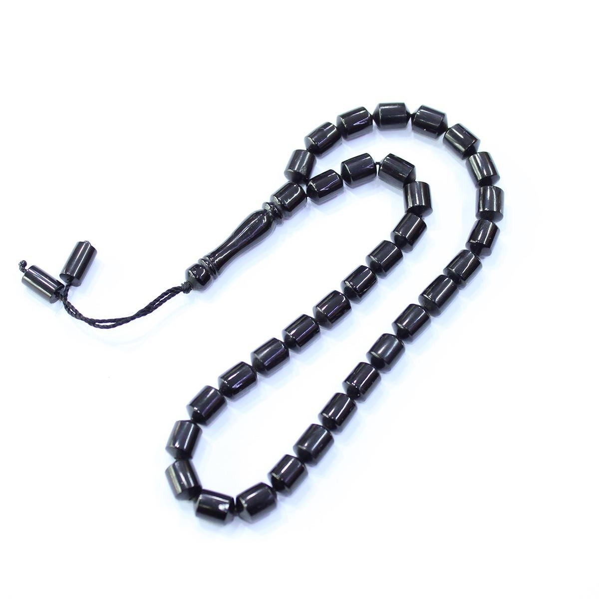 Oltu Taşı Tespih Kapsül Kesim 6,5*8,5 (mm)