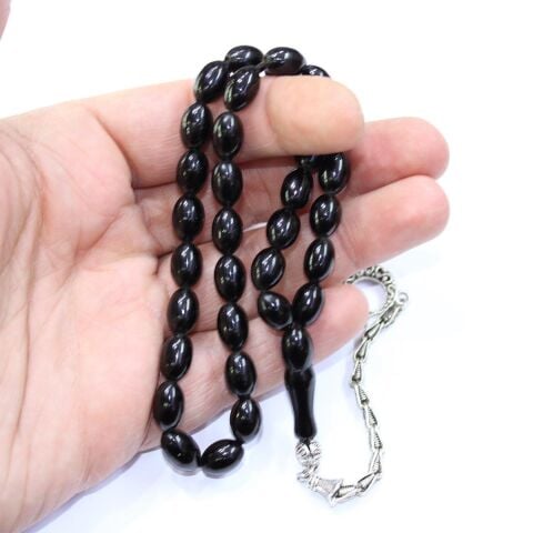 Oltu Taşı Tespih Beyzi Kesim 7*11 (mm)