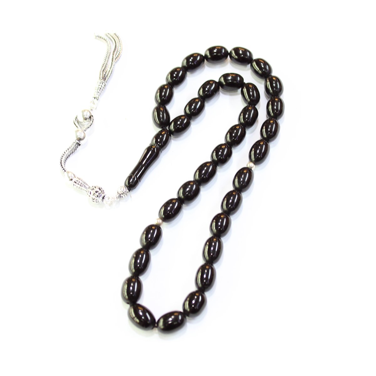 Oltu Taşı Tespih Beyzi Model 7*10 (mm)