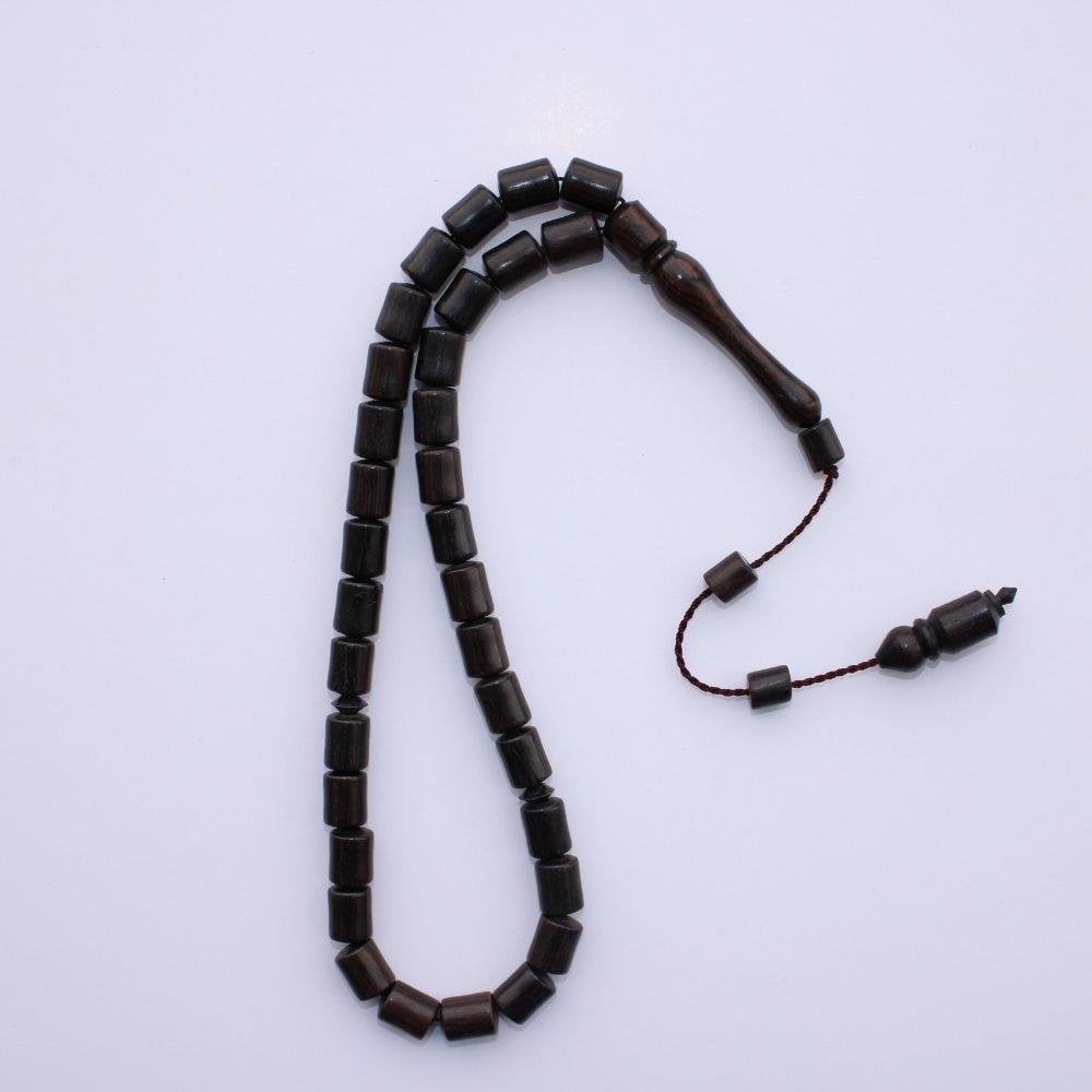 Abanoz Tespih Kapsül Kesim 7,5*10 (mm)