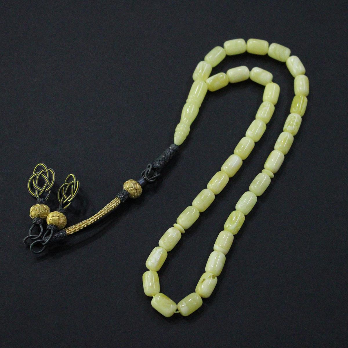 Akça Kaliningrad Damla Kehribar Kapsül Tespih 7*11 (mm)