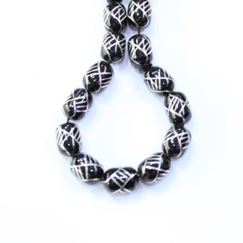 Sistemli Oltu Taşı Tespih Sarmal Model 9*11,5 (mm)