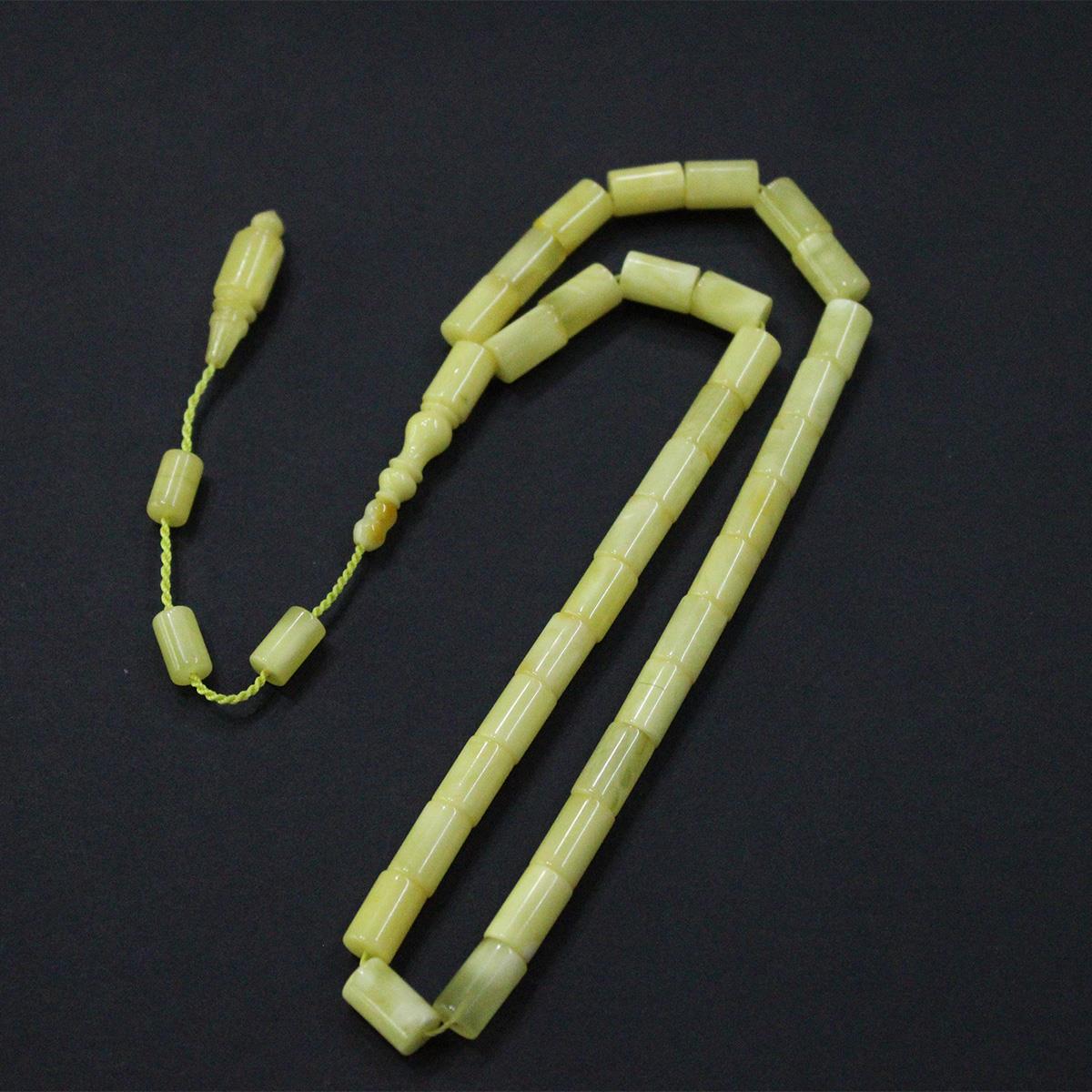 Kaliningrad Damla Kehribar Kesme Tespih 7*11 (mm)