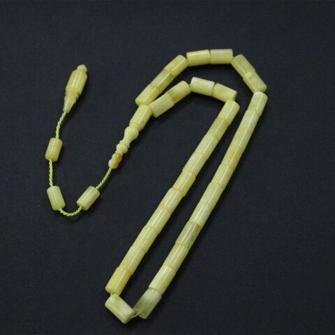 Kaliningrad Damla Kehribar Kesme Tespih 7*11 (mm)