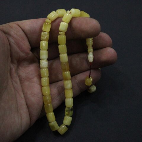 Kaliningrad Damla Kehribar Kapsül Tespih 6,3*7,3 (mm)