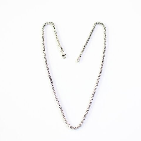 Gümüş Arnavut Zinciri Kolye