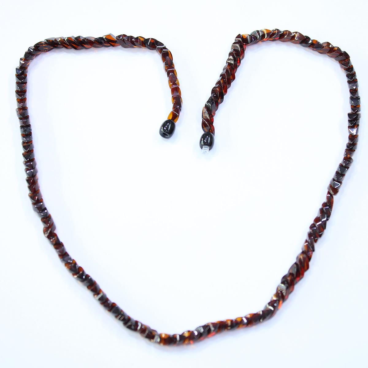 Kaliningrad Damla Balık Sırtı Kolye Konyak Renk 9,9 (gr)