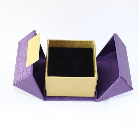 Çift Taraflı Açılır Kapaklı Yüzük Kutusu