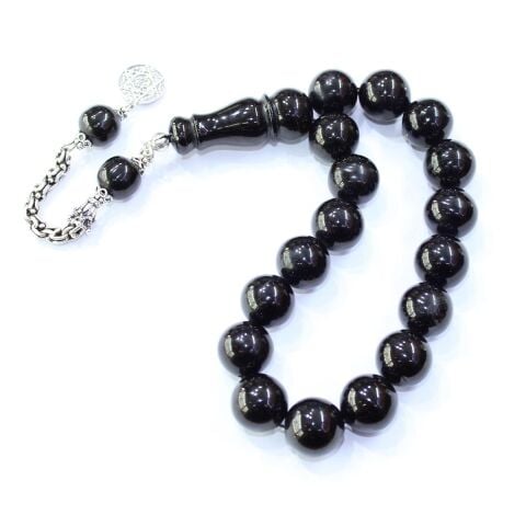 Maskot Oltu Taşı Tespih Küre Model 15,5 (mm)