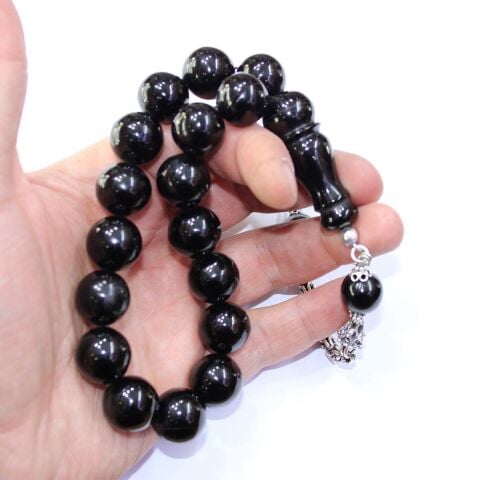 Maskot Oltu Taşı Tespih Küre Model 15,5 (mm)