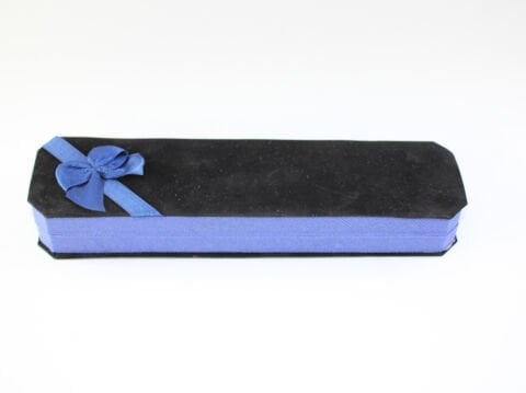 Mavi & Siyah Kadife Tespih Kutusu