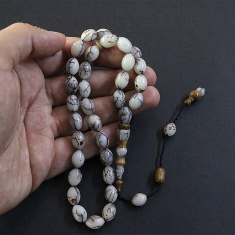 Sistem Püsküllü Kıbrıs Hurması Tespih 8*11,5 (mm)