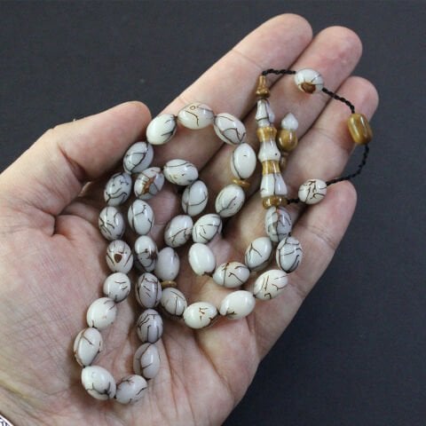 Sistem Püsküllü Kıbrıs Hurması Tespih 8*11,5 (mm)