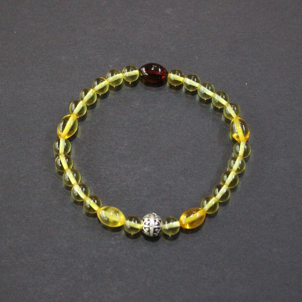 Şeffaf Kaliningrad Damla Kehribar Bileklik 5 (gr)