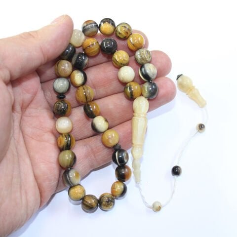 Alacalı Koç Boynuzu Tespih 9,5 (mm)