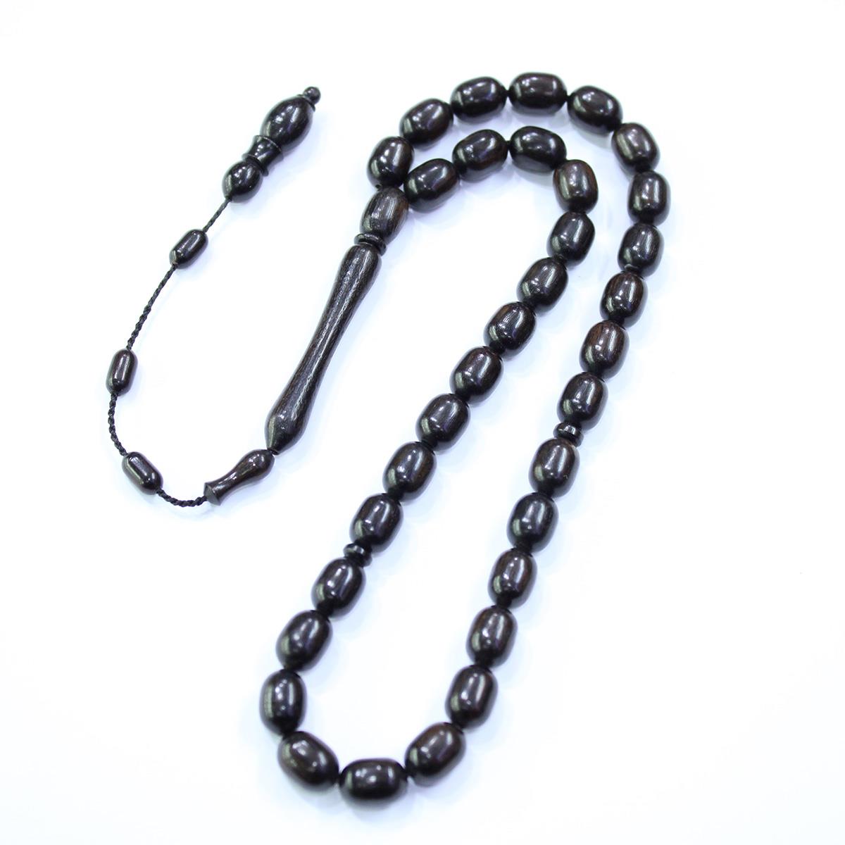 Abanoz Ağacı Tespih Kapsül Model 7,5*11 (mm)