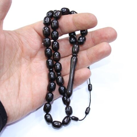 Abanoz Ağacı Tespih Kapsül Model 7,5*11 (mm)