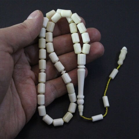 Deve Kemiği Tespih Kapsül Kesim 6*9,5 (mm)