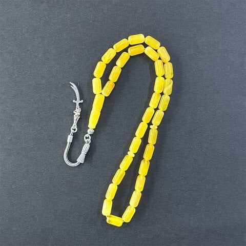 Ukrayna Damla Kehribar Kapsül Tespih 5,5*11 (mm)