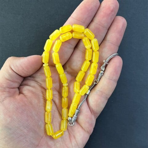 Ukrayna Damla Kehribar Kapsül Tespih 5,5*11 (mm)