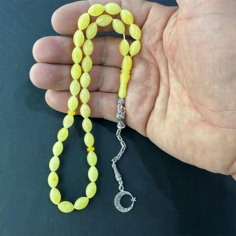 Kaliningrad Damla Kehribar Beyzi Tespih 6,5*10 (mm)