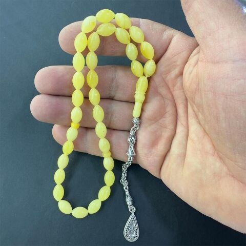 Kaliningrad Damla Kehribar Beyzi Tespih 6.5*10 (mm)