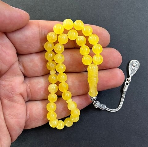 Ukrayna Damla Kehribar Küre Tespih 7 (mm)