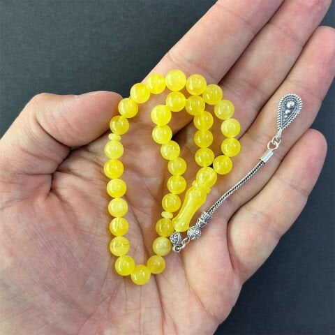 Ukrayna Damla Kehribar Küre Tespih 7 (mm)