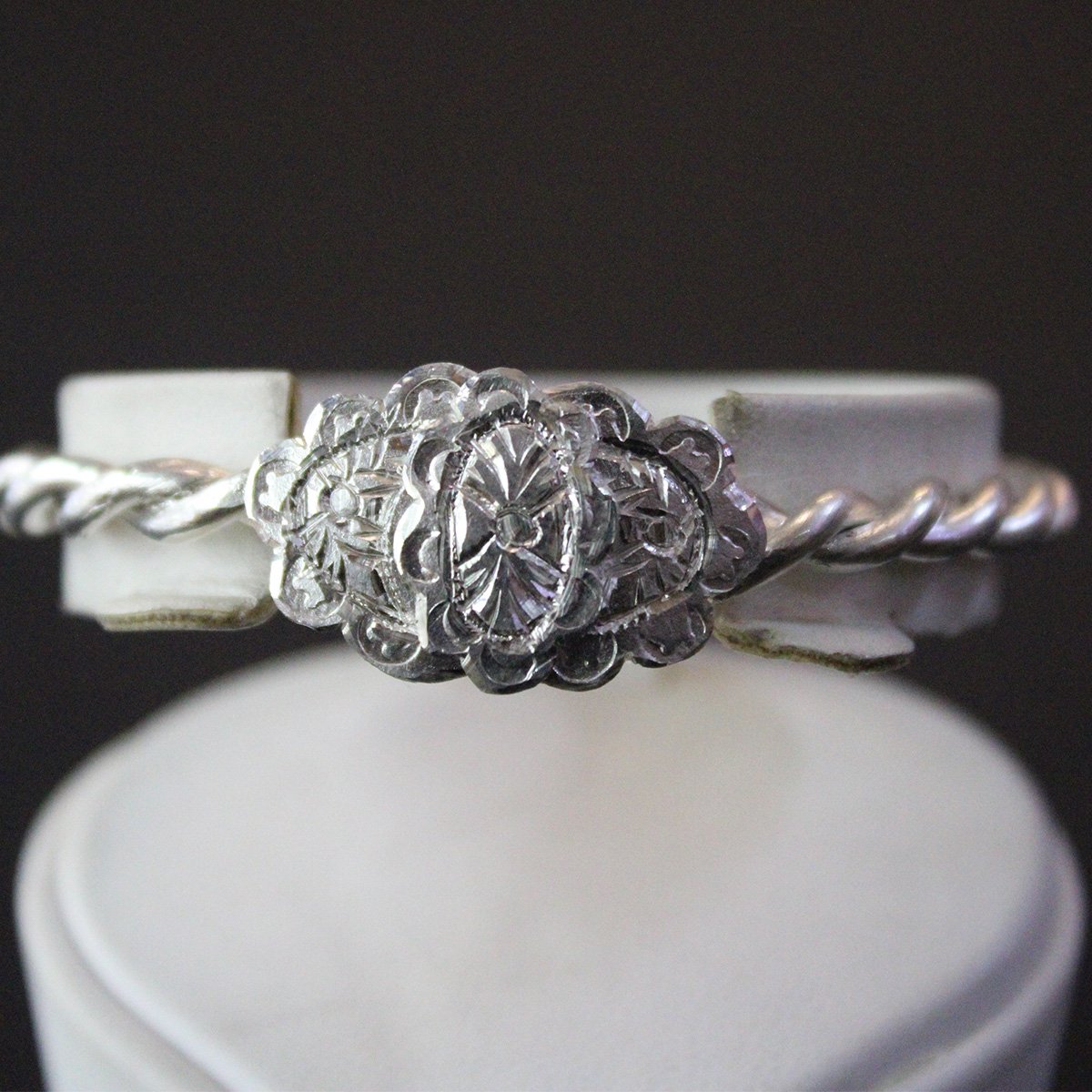 Gümüş El Yapımı Erzurum Burma Bilezik