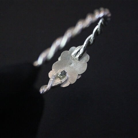 Gümüş El Yapımı Erzurum Burma Bilezik