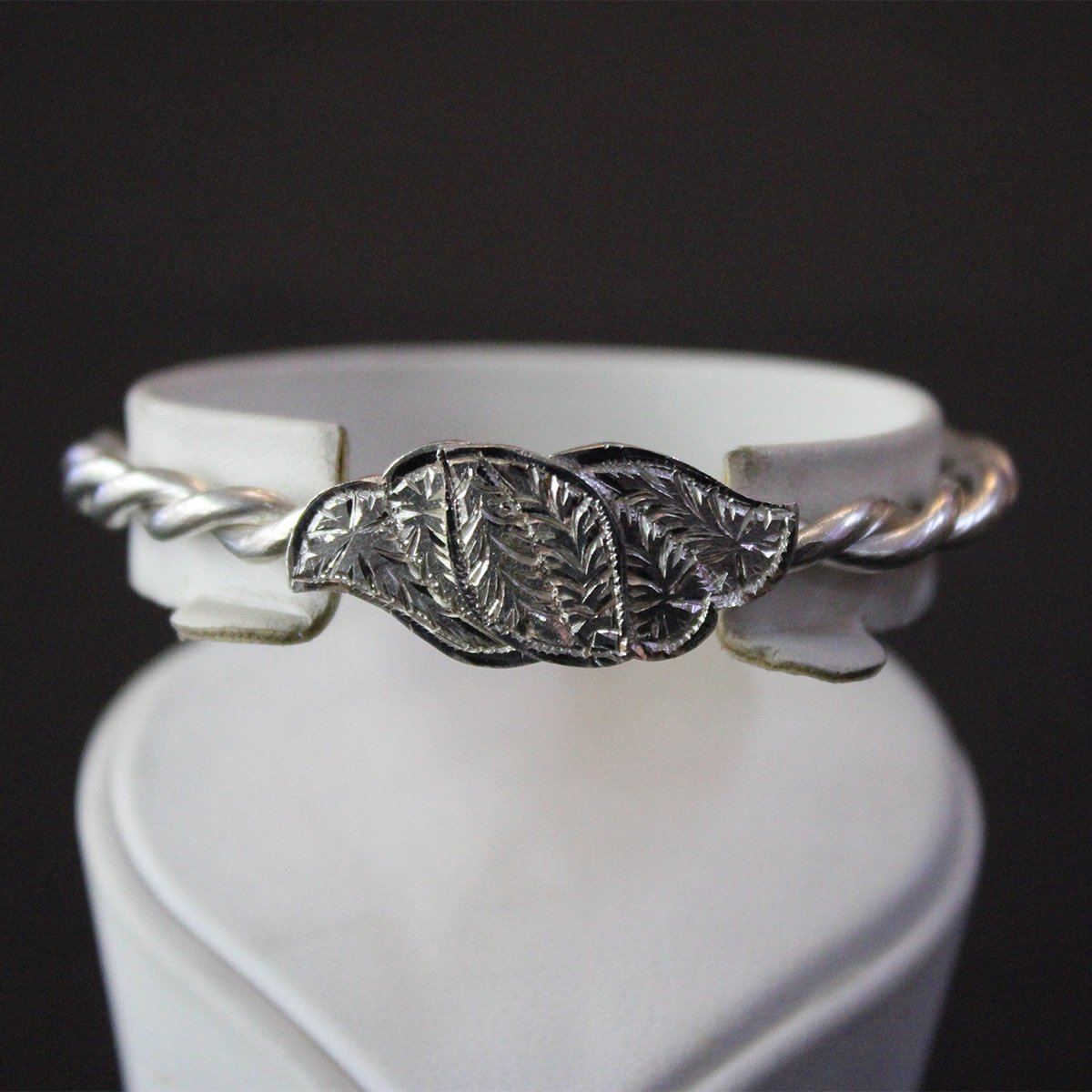 Gümüş El Yapımı Erzurum Burma Bileziği-1