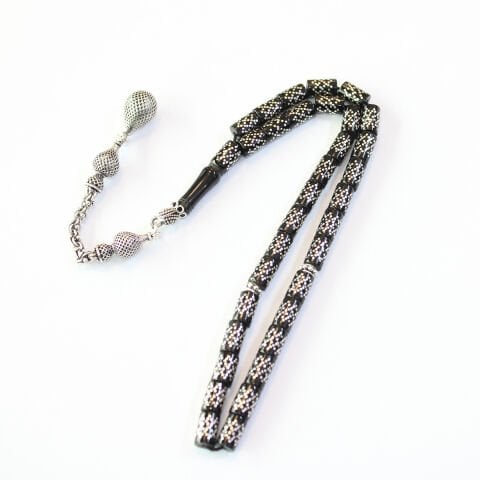 Örme İşleme Kesme Oltu Taşı Tespih 5*8,5 (mm)