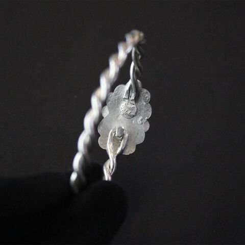 Gümüş El Yapımı Erzurum Burma Bileziği