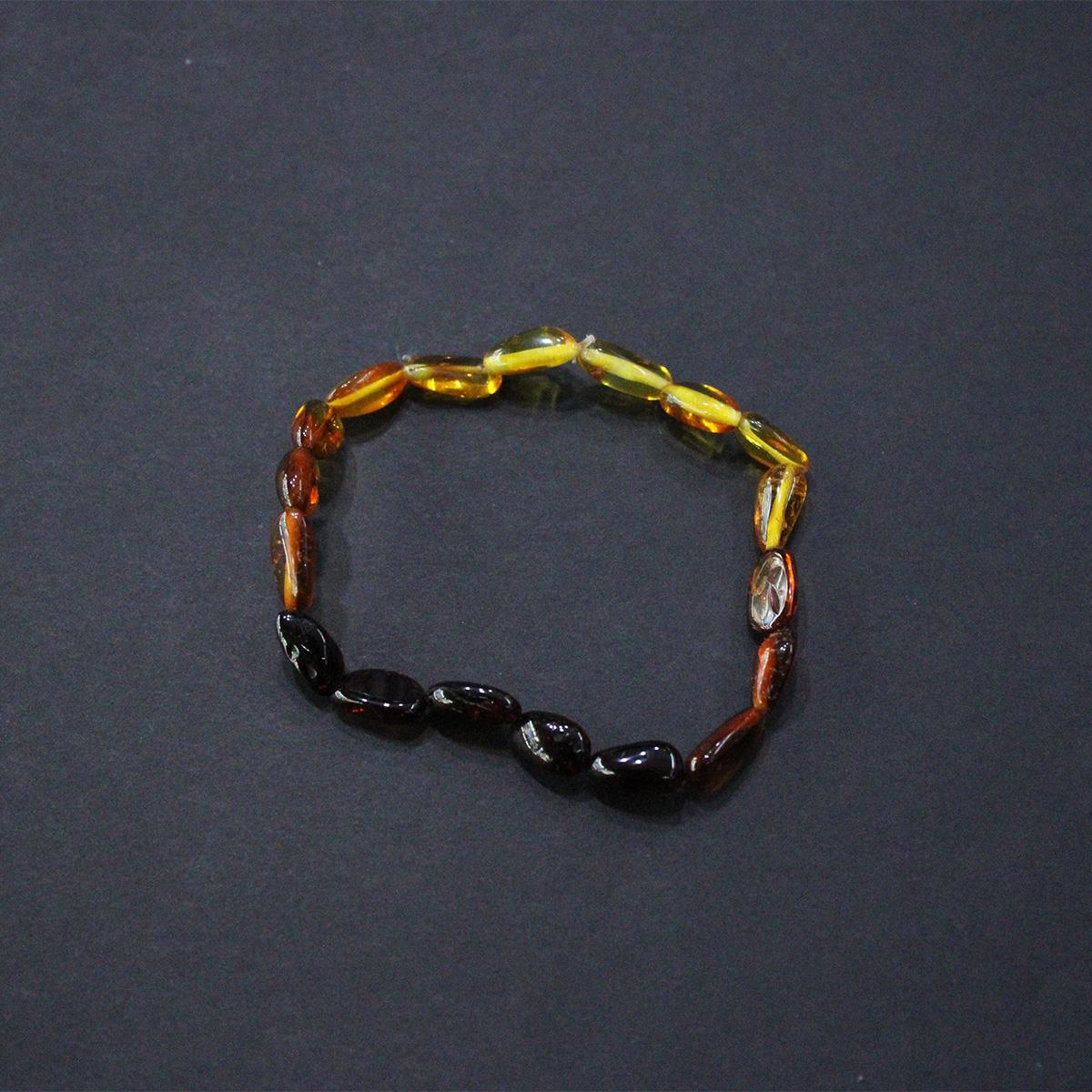 Renk Geçişli Ukrayna Damla Kehribar Bileklik 5 (gr)