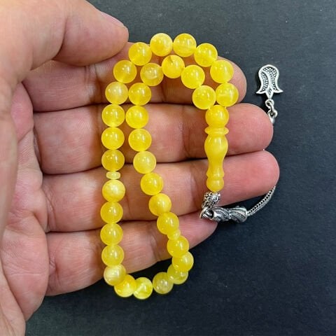 Ukrayna Damla Kehribar Küre Tespih 6,5 (mm)