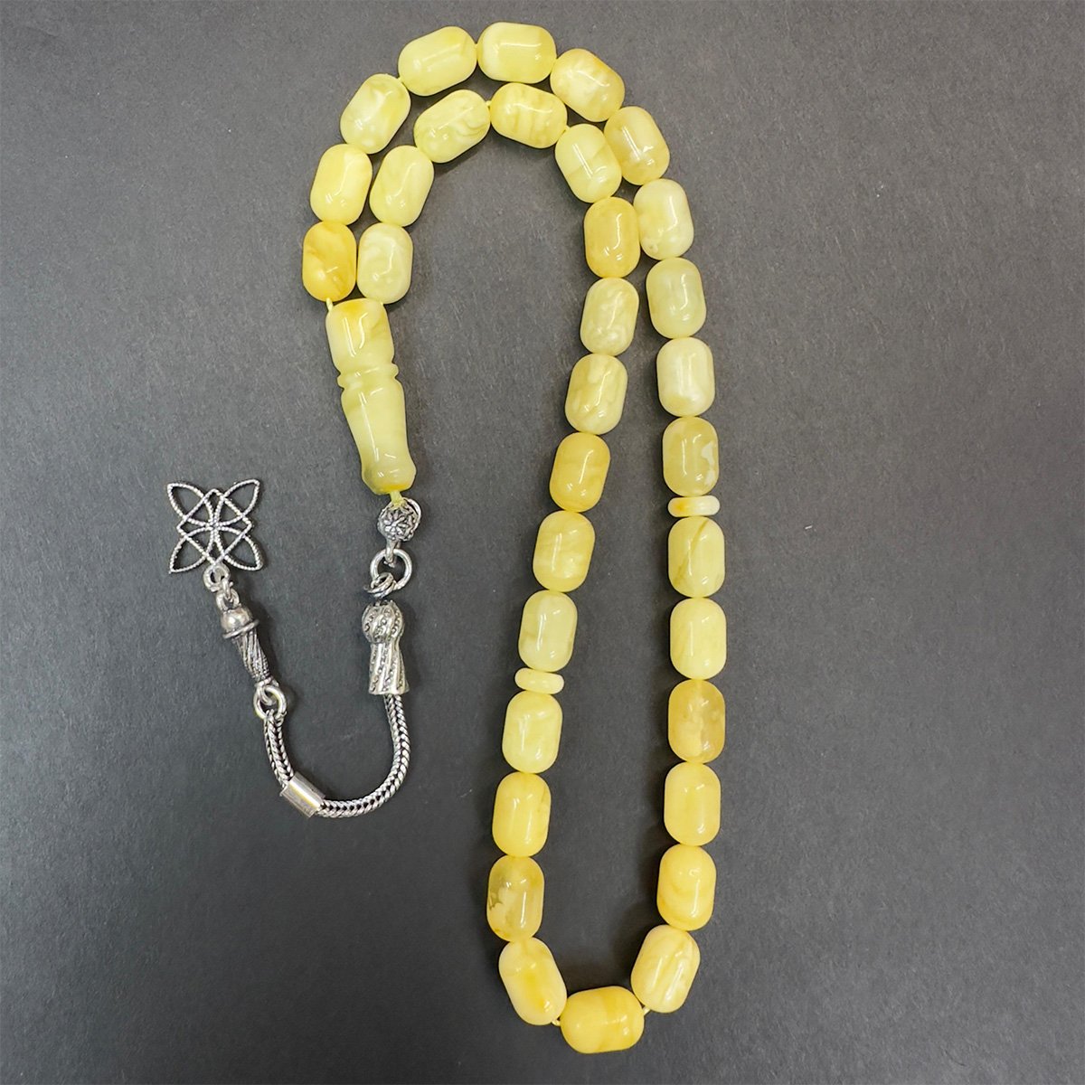 Kaliningrad Damla Kehribar Kapsül Tespih 6*9 (mm)