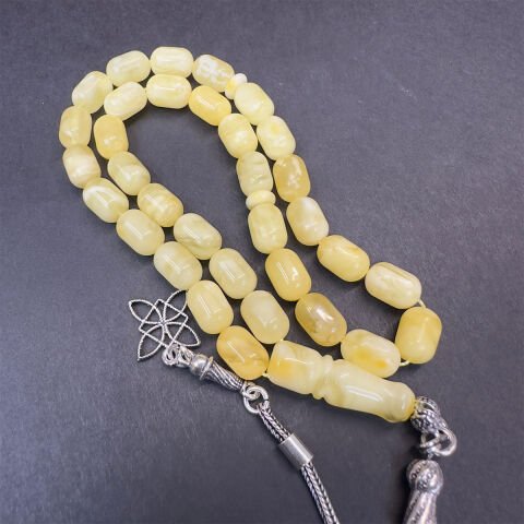 Kaliningrad Damla Kehribar Kapsül Tespih 6*9 (mm)