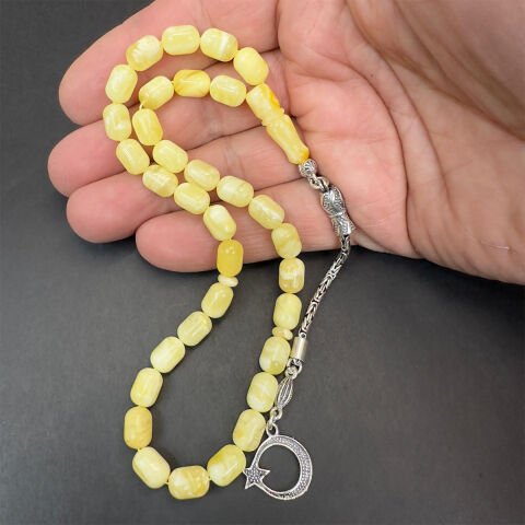 Kaliningrad Damla Kehribar Kapsül Tespih 6,5*9 (mm)