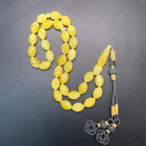 Akça Kaliningrad Damla Kehribar Tespih 9,5*14 (mm)