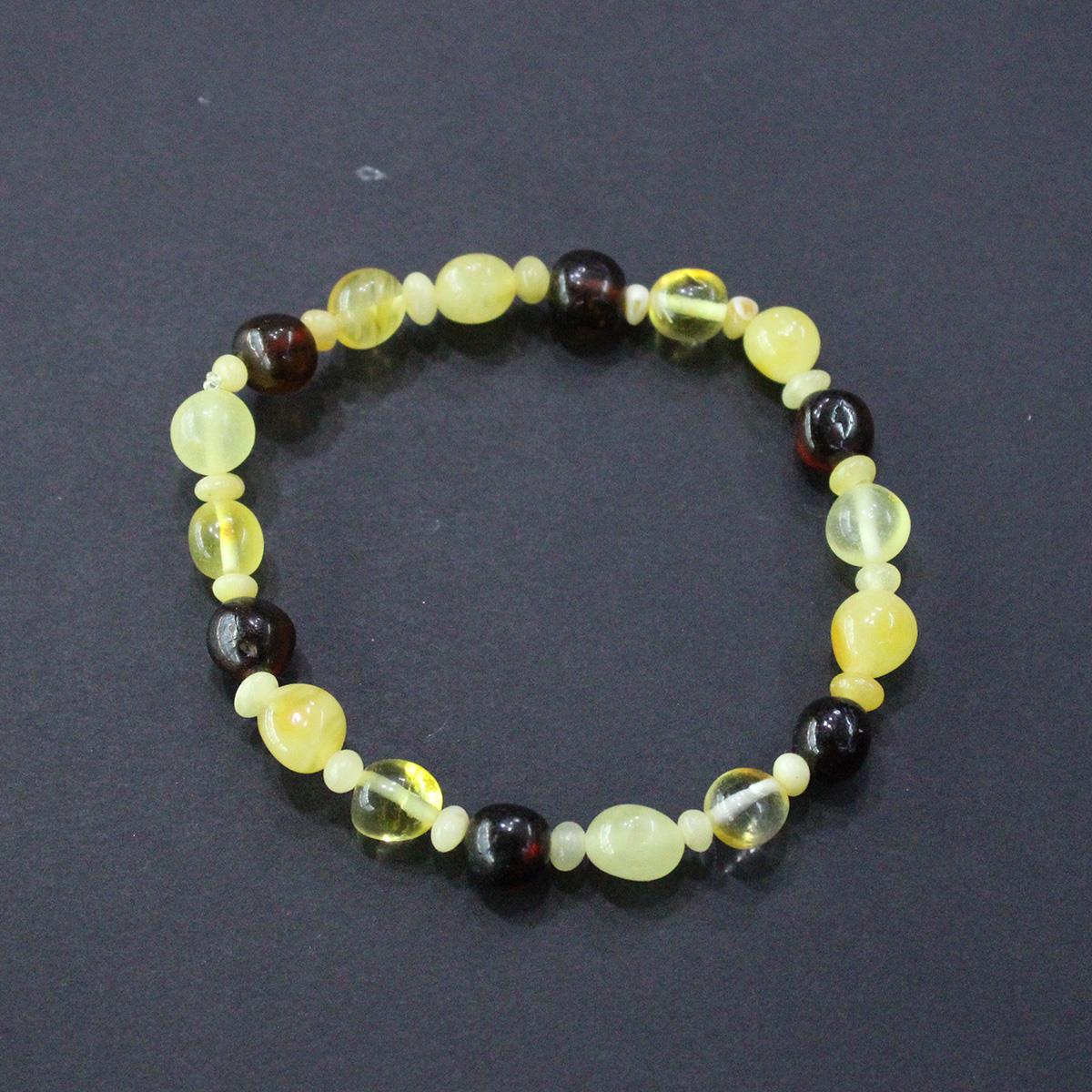 Renkli Ukrayna Damla Kehribar Bileklik 7 (gr)