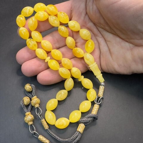 Akça Kaliningrad Damla Kehribar Tespih 9.5*14 (mm)