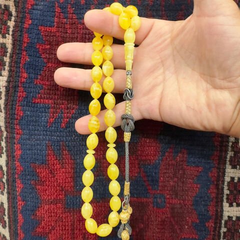 Akça Kaliningrad Damla Kehribar Tespih 9.5*14 (mm)