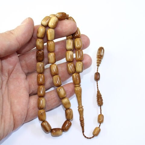 Yerli Atölye İşçiliği Kapsül Kuka Tespih 8*11,5 (mm)