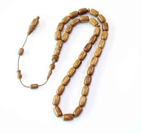 Yerli Atölye İşçiliği Kapsül Kuka Tespih 8*12 (mm)