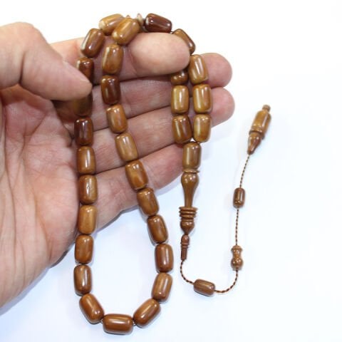 Yerli Atölye İşçiliği Kapsül Kuka Tespih 8*12 (mm)